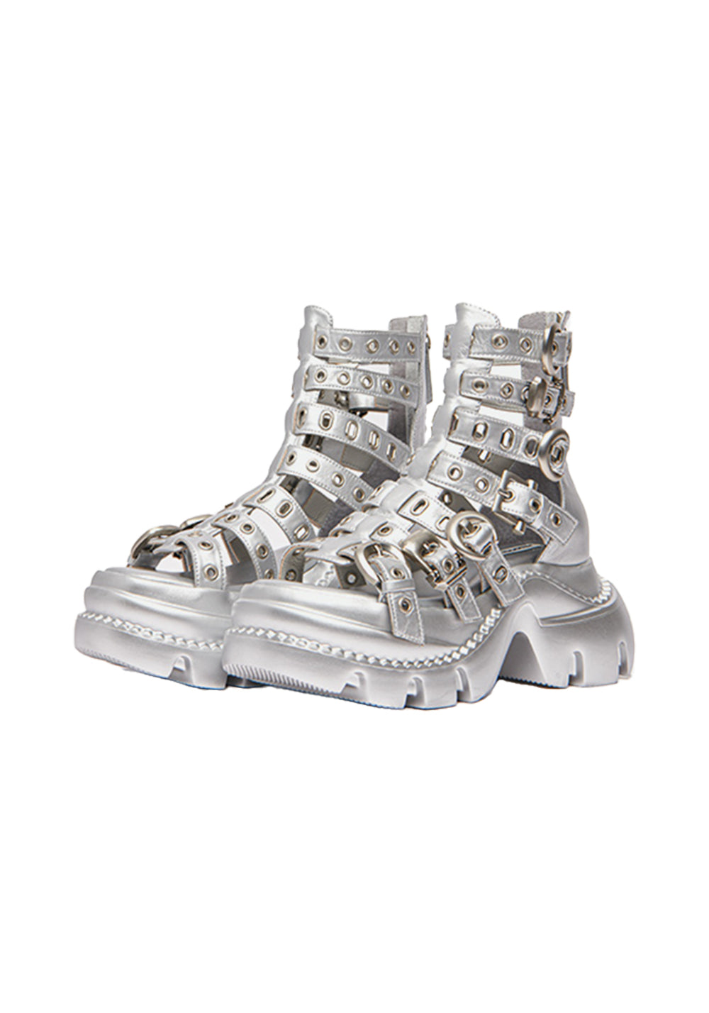 KEDDO│Cut-Out Thick Sole Roman Sandals - PSYLOS 1, KEDDO│Cut-Out Thick Sole Roman Sandals, Sandals, KEDDO, PSYLOS 1